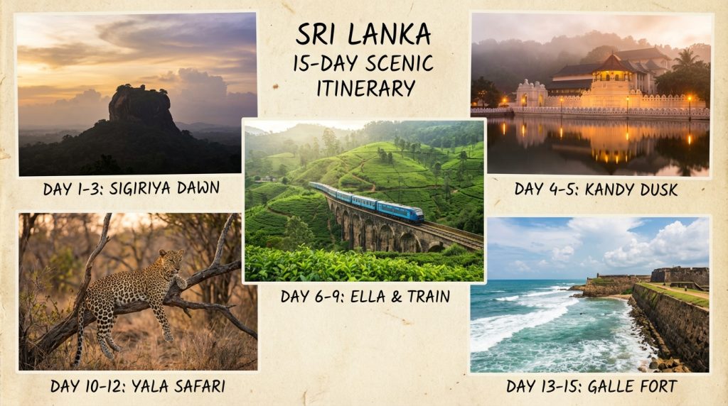 Sri Lanka en 15 jours, l&rsquo;itinéraire qui ne laisse rien d&rsquo;essentiel sur le bord de la route