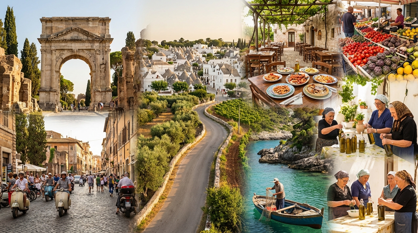 découvrez mon blog de voyage en italie, explorant rome, les pouilles et des étapes méconnues que les guides touristiques oublient, pour une aventure authentique et originale.
