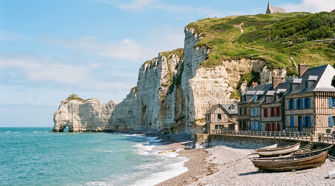 découvrez la ville normande méconnue aux falaises impressionnantes souvent éclipsée par étretat, un joyau caché à explorer en normandie.