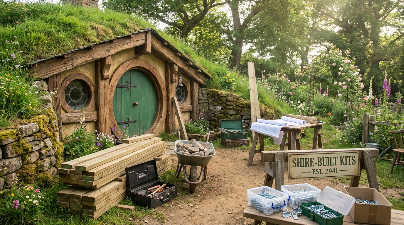 découvrez comment construire votre propre maison de hobbit en kit, alliant magie d'enfance et projet de construction réel et sérieux.